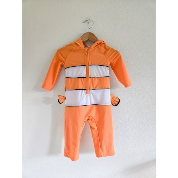 12-18 Months Finding Nemo Hooded Rashgaurd Outfit - Picture 2 of 7